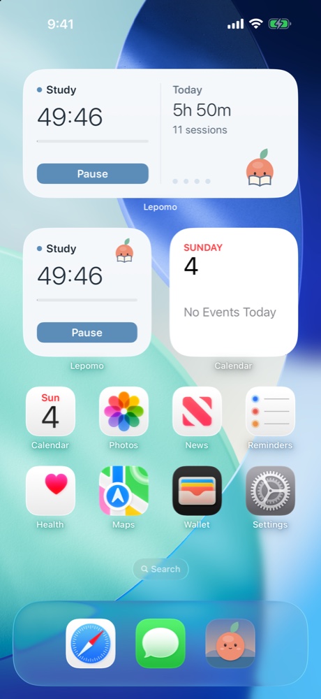 Widgets on the iPhone Home Screen